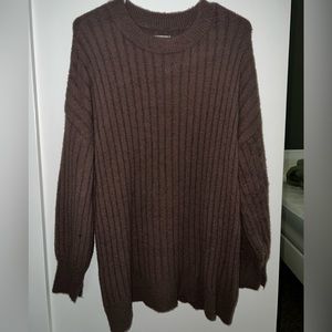 Aerie oversized comfy brown sweater